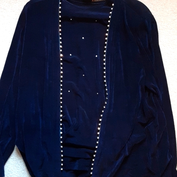 Set of 3 items, Piccadilly jacket, sleeveless top and matching Knit pants - Picture 1 of 4